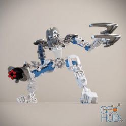 3D model Toy robot Bionicle Toa Matoro