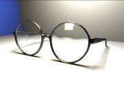 3D model Round glasses in retro style