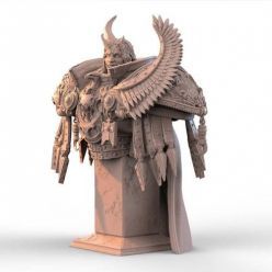3D model Fulgrim (Serpens Volans) Bust – 3D Print