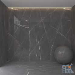 3D model Graphite marble