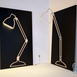 3D model Nepa floor lamp by Giles Godwin-Brown