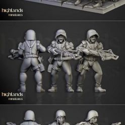 3D model Highlands Miniatures - Sunland Crossbowman – 3D Print