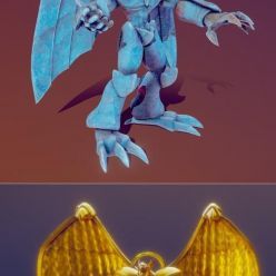 3D model Yu-Gi-Oh! - Obelisk the Tormentor and Winged Dragon of Ra – 3D Print
