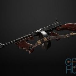 3D model Thompson Submachine Gun
