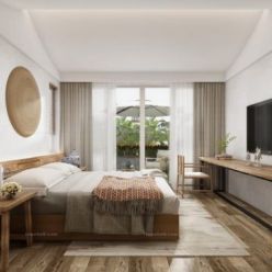 3D model Bedroom Interior of the Hotel 049
