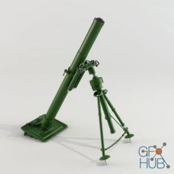 3D model Mortar Hi-Poly