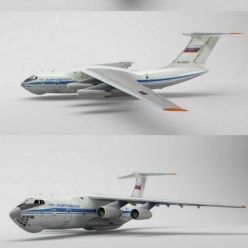 3D model IL-76M PBR
