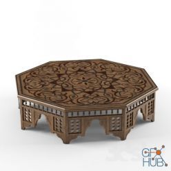 3D model Islamic table (max, fbx)