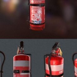 3D model Fire Extinguisher PBR