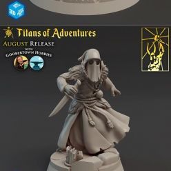 3D model Titan Forge Miniatures - Gobertown Townfolks – 3D Print