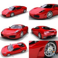 3D model Sportcar Ferrari F430