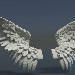 3D model Cubebrush – Wings