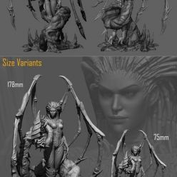 3D model Sarah Kerrigan – 3D Print