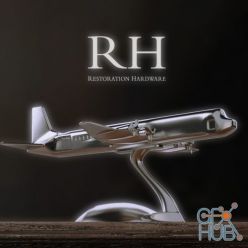 3D model RH DC-6 PLANE MODEL