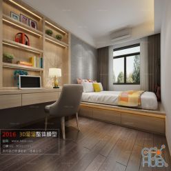 3D model Bedroom Space A038