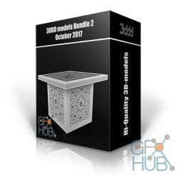 3D model 3DDD models – Bundle 2 October 2017