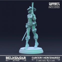 3D model Elena the Duelist Nude and Normal – 3D Print