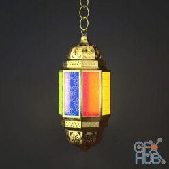 3D model Moroccan art light