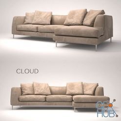 3D model Cloud modern sofa