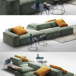 3D model BONALDO Peanut b 2 sofa