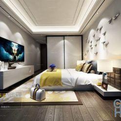 3D model Bedroom Space A037