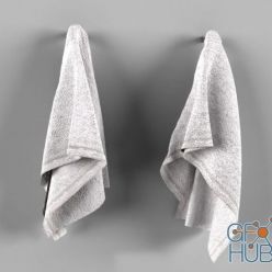 3D model Towel hanging