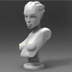 3D model Asari Bust – 3D Print