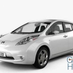 3D model Nissan LEAF 2011 car