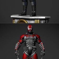 3D model Grendel Knight Batman and Red Hood from DC – 3D Print