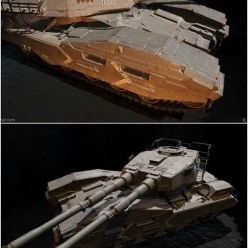 3D model EFGF M61A5 Main Battle Tank