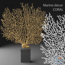 3D model Marine decor CORAL