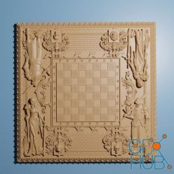 3D model Chessboard set