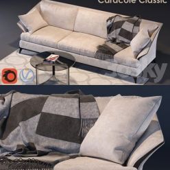 3D model Caracole Sofa A Simple Life