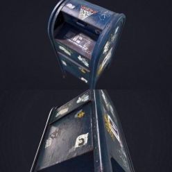 3D model US Mail Box PBR