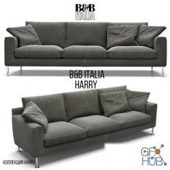 3D model B&B Italia Harry