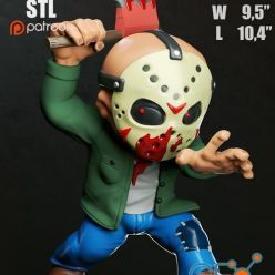 3D model ﻿Jason Voorhees Chibi – 3D Print