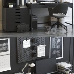 3D model Ikea office workplace 15