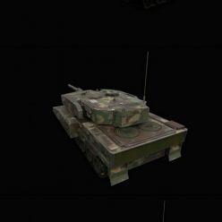 3D model Leopard 2 Tank PBR