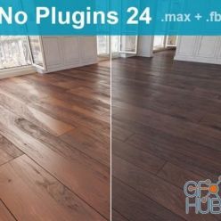 3D model Parquet Floor 24 WITHOUT PLUGINS (Max 2011, 2014)