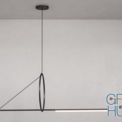 3D model Suspension lamp Cercle et Trat by CVL