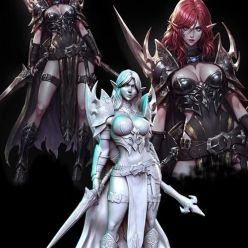 3D model Dungeon Pin-ups Drasa – 3D Print