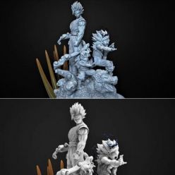 3D model Gohan Transformation – 3D Print