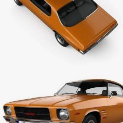 3D model Holden Monaro GTS 350 Coupe 1971 Hum 3D