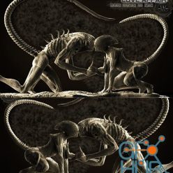 3D model Aliens in Love – 3D Print