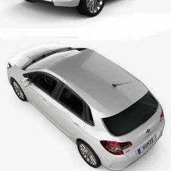 3D model Citroen C4 2011 Hum 3D car