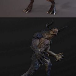 3D model Fallout 4 – Deathclaw PBR
