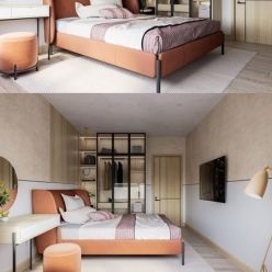 3D model Modern Style Bedroom 613