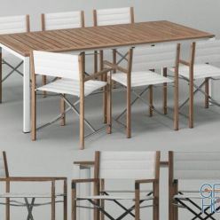 3D model MANUTTI CROSS, MANUTTI TRENTO furniture set