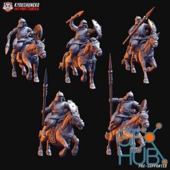 3D model Mongol Spearmen Light Cavalry February 2022 – 3D Print