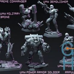 3D model The Rebels Strike Back - UMW Army – 3D Print